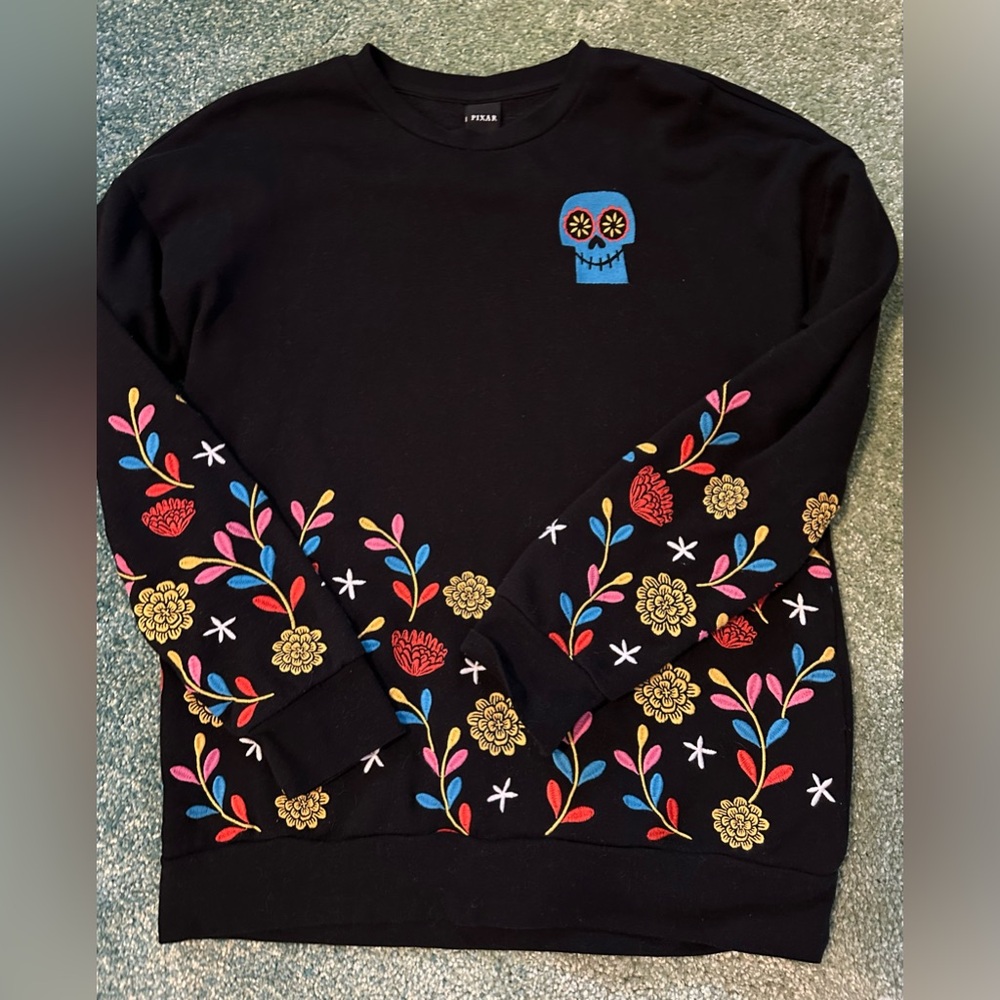 Unisex Pixar’s Coco Embroidered Sweatshirt - Size S - Picture 5 of 6